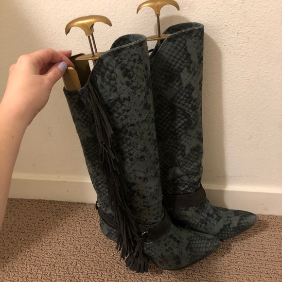 Isabella Marant animal print classic boot - Picture 5 of 6